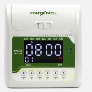 Relógio de Ponto Cartográfico Evo Ponto Fácil com Bateria