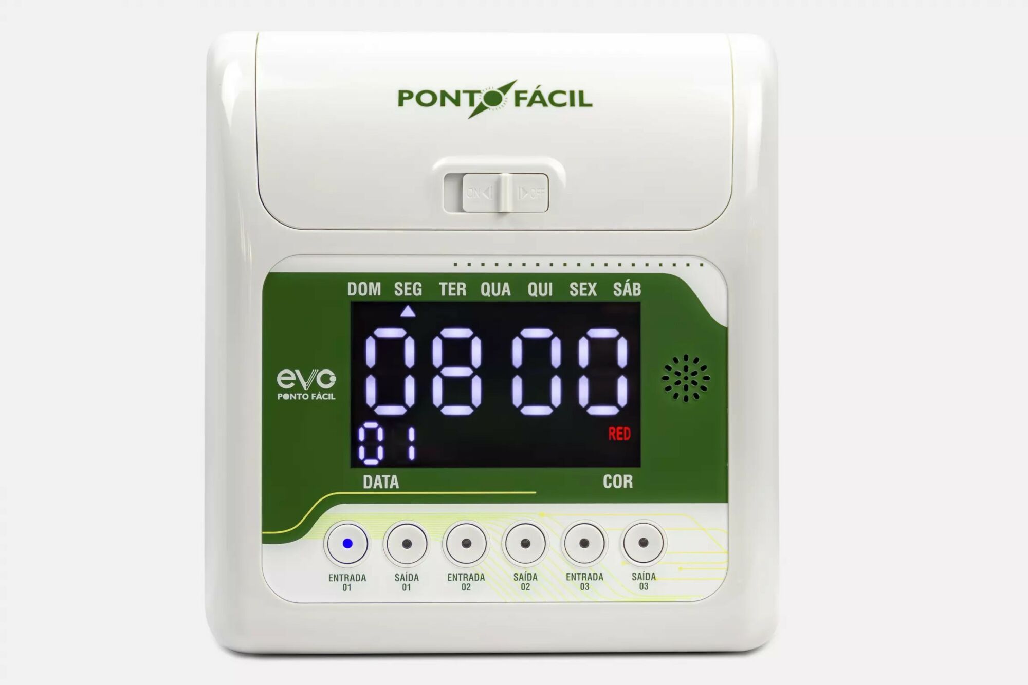 Relógio de Ponto Cartográfico Evo Ponto Fácil com Bateria